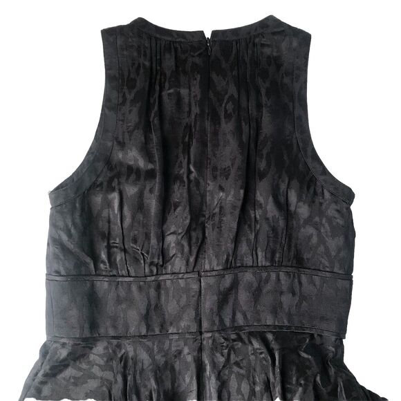 Maggie London Trapeze Black Leopard Print Dress Size 10 NWT - Picture 11 of 11